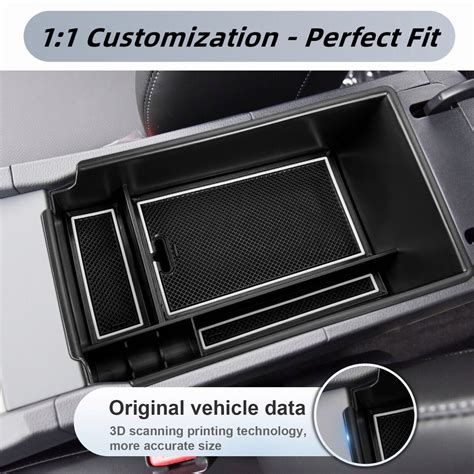 RUIYA Car Center Console Storage Box Organizer Tray For 2020 2023