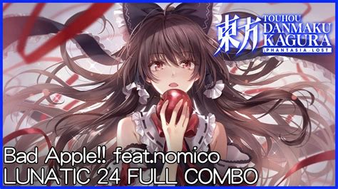 Touhou Danmaku Kagura Plbad Apple Feat Nomico Lunatic Full