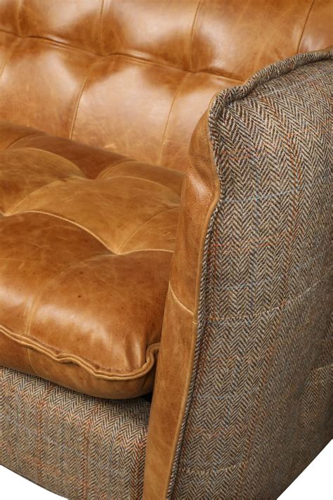 Harris Tweed And Buttery Soft Leather Combined In A Mouth Watering