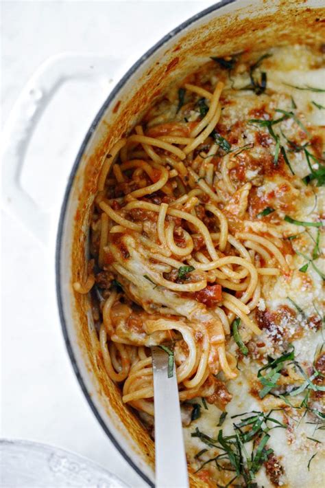 One Pot Spaghetti Simply Scratch Receita