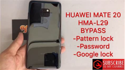 HUAWEI MATE 20 HMA L29 Frp Bypass Try This Https Youtu Be