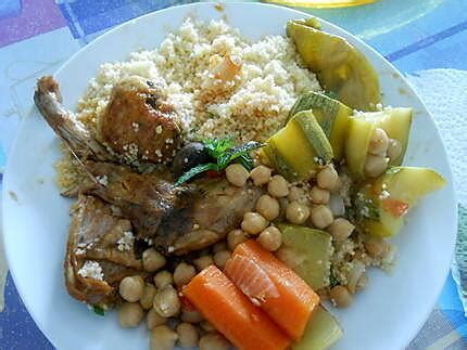 Recette De Couscous Au Lapin Et Boulettes De Merguez