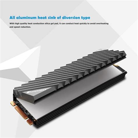 Fr M2 2280 Ssd Hard Disk Aluminum Heat Sink With Thermal Pad For