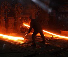 Smelter workers Stock Photo 01 free download