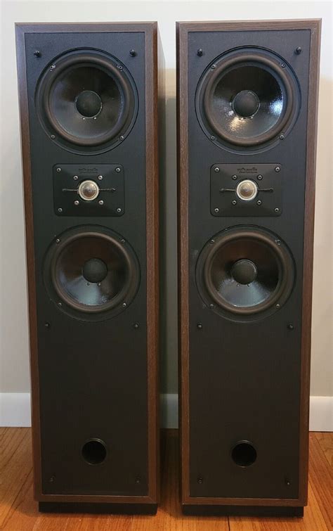 80s Pair Rta 8t Polk Audio Monitor Series Tower Speakers Nice Ebay