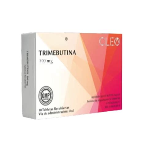 Trimebutina 200Mg X 10 Tabletas Cleo Pharma Farmadon La Farmacia De