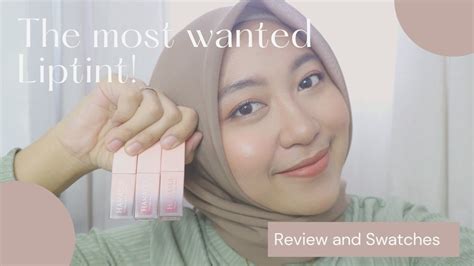 Review Tintdorable Hanasui Si Liptint Viral Shade 02 04 05 Youtube