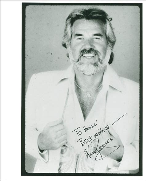 Kenny Rogers Autographed Inscribed Photograph Historyforsale Item