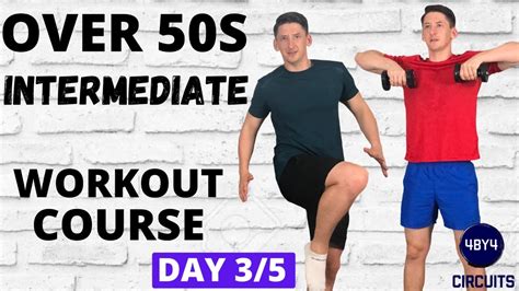 Over 50s Intermediate Full Body Cardio And Weights Workout