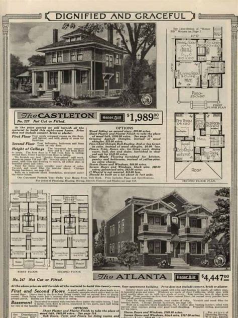 More Sears Foursquare Kit House Plans Part Everyday Old House