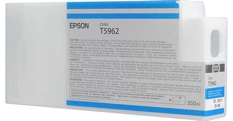 Epson T596200 Cyan UltraChrome HDR Ink Cartridge T596200 B H