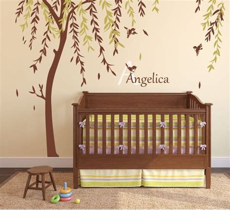 Baby Boy Nursery Ideas Stick on Wall Art Tree Decals for Walls | Etsy