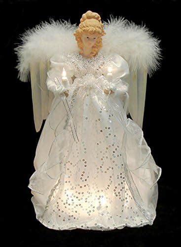 Amazon Ksa Ice Palace Lighted White Silver Angel Christmas