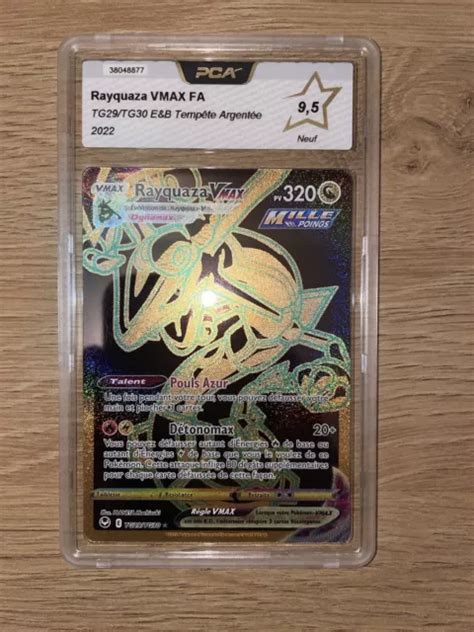 Carte Pokemon Rayquaza Vmax Fa Fran Ais Eb Tg Tg Pca