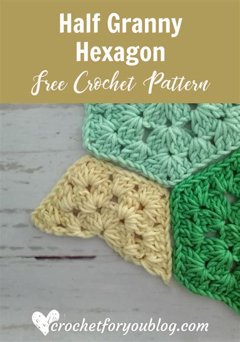 Crochet Granny Hexagon Free Pattern Crochet For You