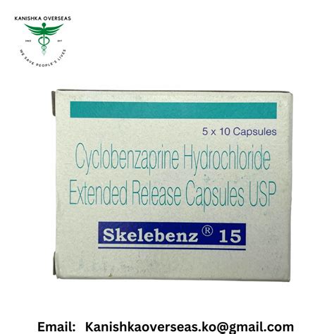 Cyclobenzaprine Mg Skelebenz Capsules X Tablets Treatment