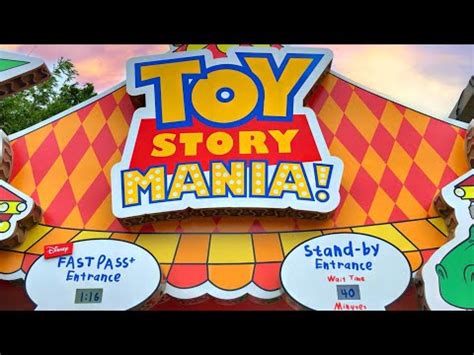 Toy story manía Ride 3D Disney world Hollywood studios Orlando