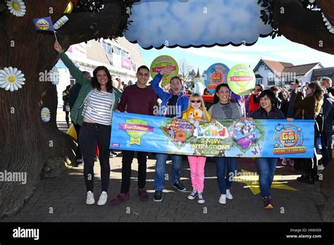 Editorial Use Only Cbeebies Presenters Lead The Parade During The