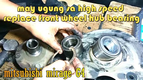 Mitsubishi Mirage G4 Replace Front Wheel Hub Bearing YouTube