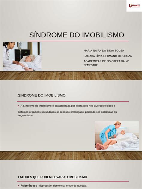 Sindrome De Imobilismo - Síndrome do imobilismo | PDF