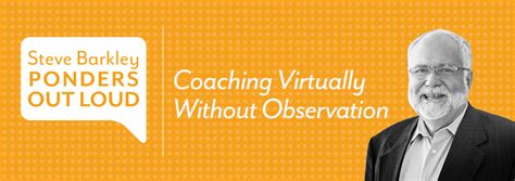 Podcast Coaching Virtually Without Observation Steve Barkley