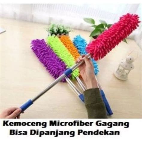 Jual Kemucing Kemoceng Tarik Cendol Sulak Microfiber Pembersih Debu Lap