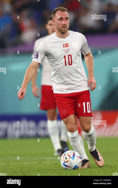 Doha Qatar Th November Christian Eriksen Of Denmark During