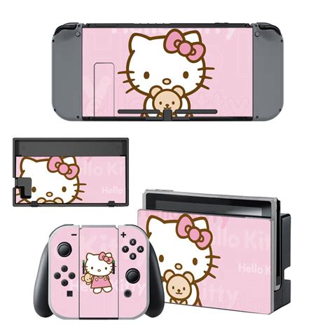 Hello Kitty Decal Skin Sticker for Nintendo Switch - ConsoleSkins.co