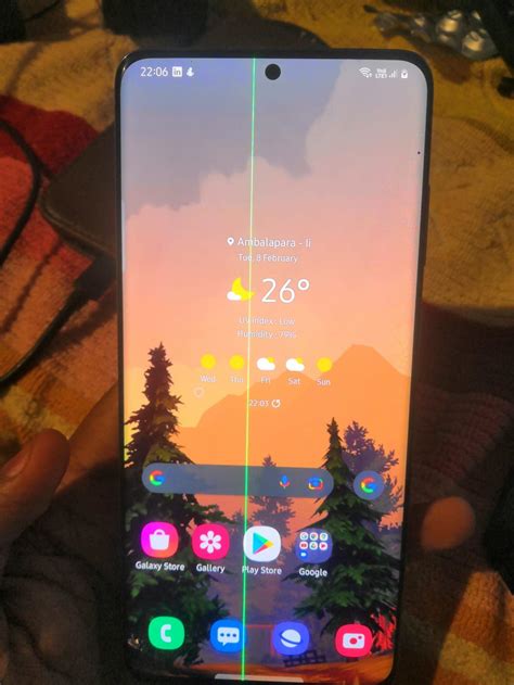 S20 Exynos Green Vertical Line On Screen Samsung Community