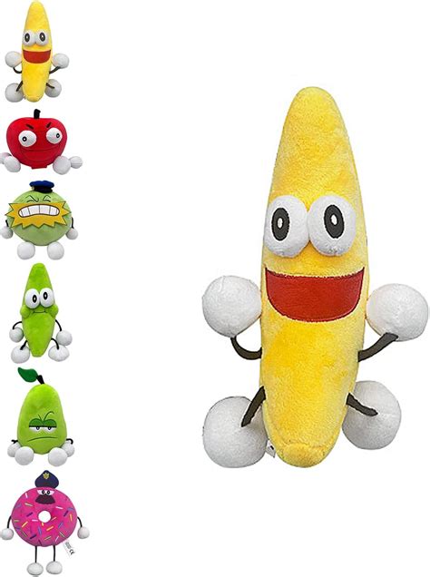 16pcs Shovelwares Brain Game Plush Dancing Bananadoughnutapplepear