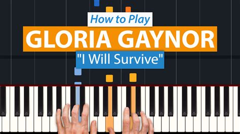 I Will Survive Melody By Gloria Gaynor Piano Tutorial Hdpiano