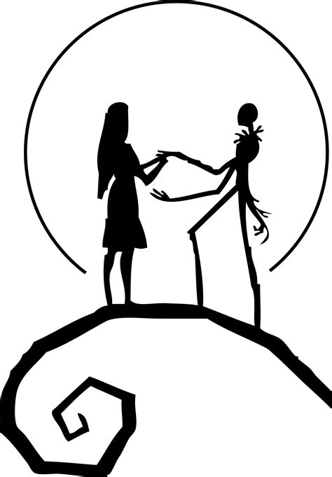 Printable Nightmare Before Christmas Stencil