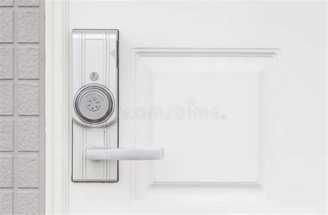 Silver Metal Door Handle Stock Image Image Of Design 77227295