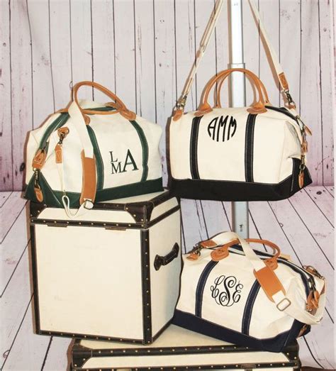 Etsy Monogrammed Canvas Tote