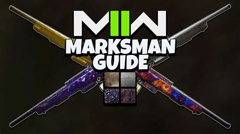 FULL MARKSMAN RIFLE CAMO GUIDE MW2 Fastest Best Ways To Get