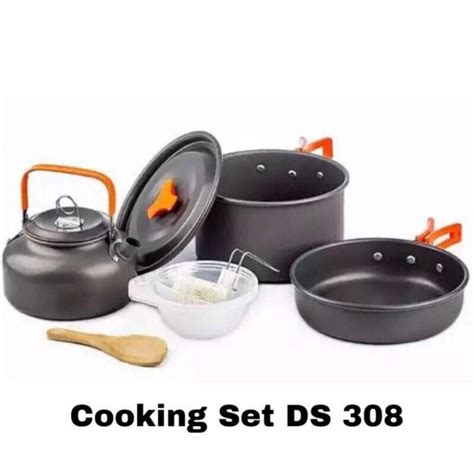 Cooking Set DS 308 Alat Masak Camping Lazada Indonesia