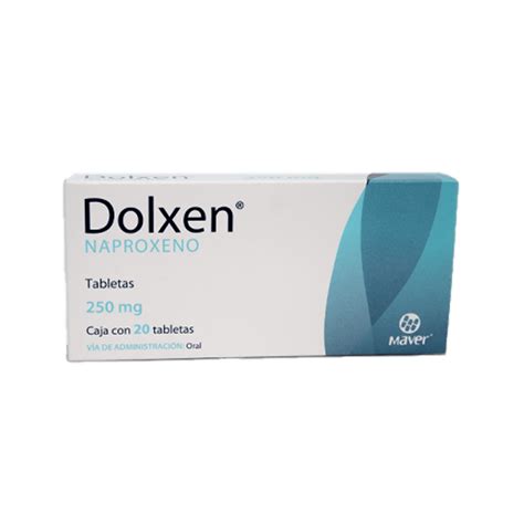 Dolxen 20 Tabletas Farmacias Gi Mejoramos Tu Salud Elevando Tu