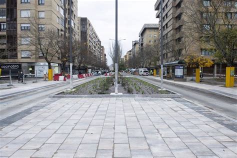 Las obras en el boulevard de Iturrama enfilan la última fase con el