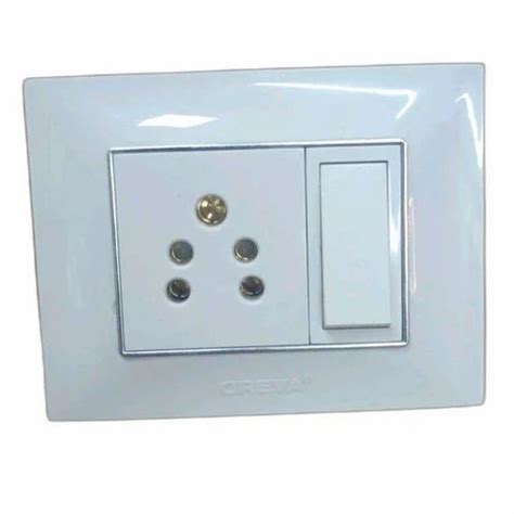 Electrical Modular Switch Socket Combination Polycarbonate Module Size 2 M At ₹ 99 In Agra