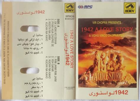 1942 love story Hindi Audio Cassette By R.D. Burman - Tamil Audio CD ...