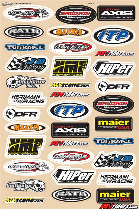 Updog Industries Introduces New ATV Logo Sticker Sheets