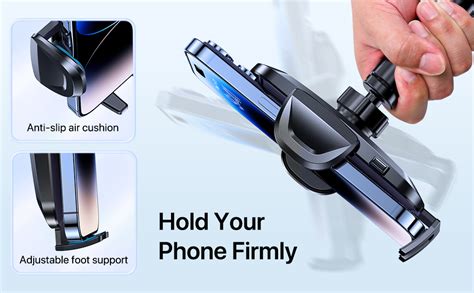 Lotuny Car Phone Holder Universal Mobile Phone Holder For Car 3 In 1