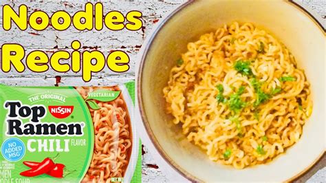 Top Ramen Chili Noodles Recipe Youtube