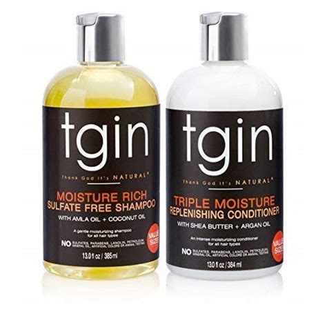 Tgin Shampoo Conditioner Duo For Natural Hair Dry Hair Curly Hair