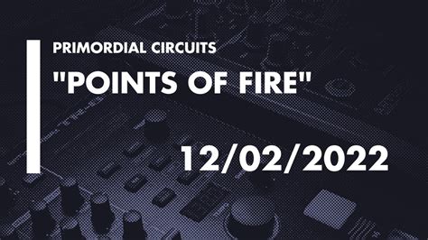 Points Of Fire Techno Synth Jam Minibrute Tr S Circuit