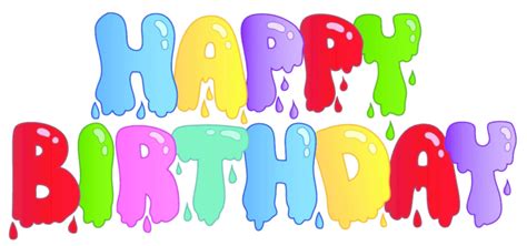 Happy Birthday Holiday Sign Cartoon Vector Holiday Sign Cartoon Png