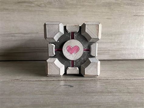 Aperture Science Weighted Companion Cube Portal 2 Etsy