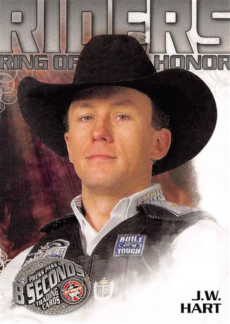 Jw Hart Trading Card Bull Rider 2008 Press Pass Bull Riding 8