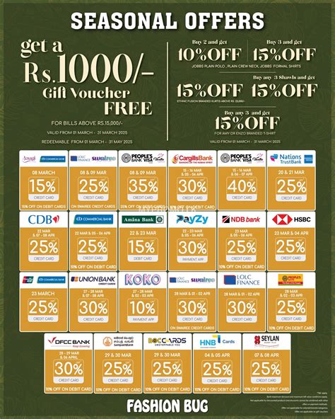 Seasonal Offers at Fashion Bug