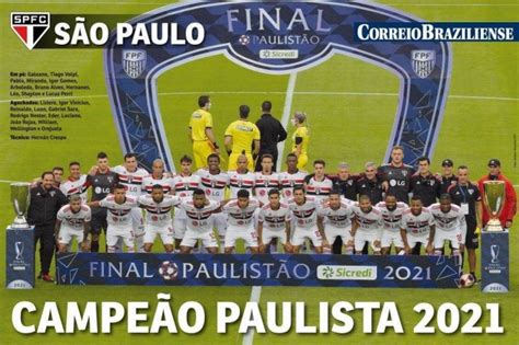 Confira O Pôster Do Campeão Paulista De 2021 São Paulo